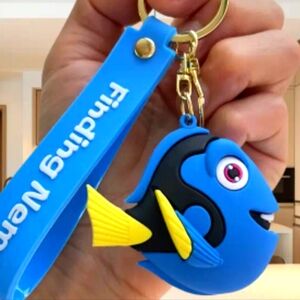 DORY FROM FINDING NEMO KEY FOB PURSE CHAIN 4 IN